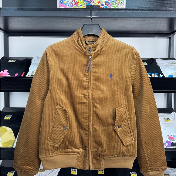 Ralph Lauren Men's Brown Corduroy Bomber Jacket